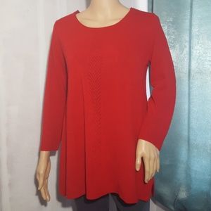 Carolyn Taylor Cherry Red Sweater